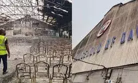 Emergency responders extinguish fire at Lagos Church