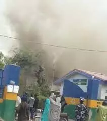 Fire guts police divisional office in Kano