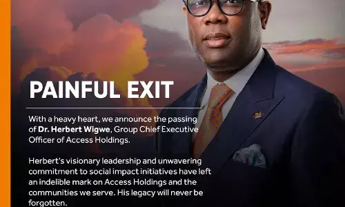 Access Holdings Plc Announces the Passing of its Group CEO, Dr. Herbert Wigwe, CFR