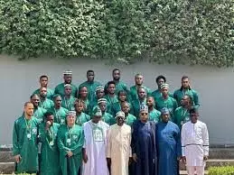 Breaking: Tinubu confers MON award on Super Eagles players
