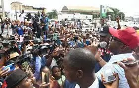 Gov Makinde joins workers protest, says there’s hunger, anger in Nigeria