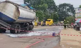 Panic in Lagos community over petrol spillage