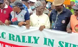 Protesters at Lagos Assembly, Falana seeks social security bill