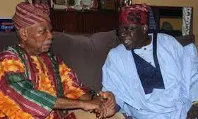 Heavy security as Tinubu visits Afenifere leader, Pa Fasoranti
