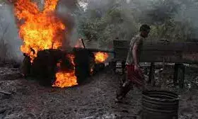 JTF arrests 17, impounds 2 vessels with 500,000 litres of diesel