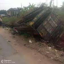 Driver, conductor die in Anambra truck crash