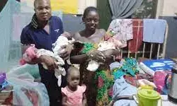 Police solicit support for corporal whose wife was delivered of triplets