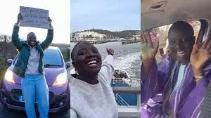 Pelumi Nubi, London to Lagos solo driver, receives heroic welcome