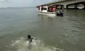 Bus accident throws 2 persons into Lagoon