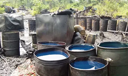 NSCDC hits illegal bunkering site, recovers 100,000 litres of oil