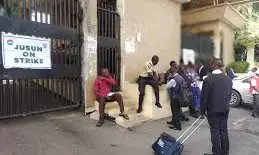 Judiciary workers lock out judges, lawyers, others as NLC, TUC begin strike