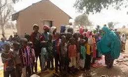 Septuagenarian distributes food to tackle malnutrition among children