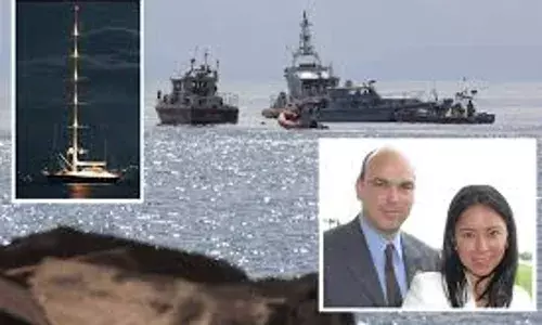 Search resumes for 6 missing as superyacht capsizes