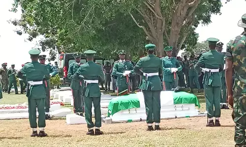 Army buries legal director amid tears Army buries legal director amid tears