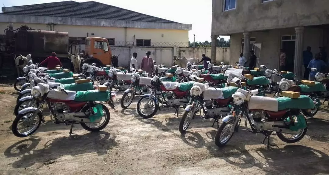 Lawmaker empowers constituents with motorcycles