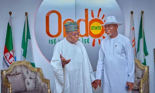 Obasanjo wishes Aiyedatiwa victory in Saturday’s election