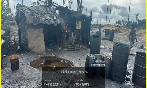 Navy destroys 23 Illegal Refinery Sites in October