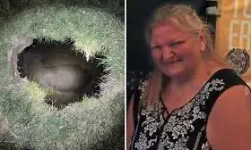 Police lose hope of finding alive woman who fell into sinkhole