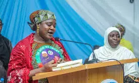 Gov’s wife calls for investment in agriculture to contain hunger