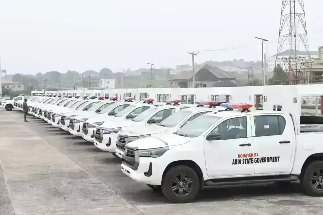 Otti presents 20 operational vehicles to security agencies