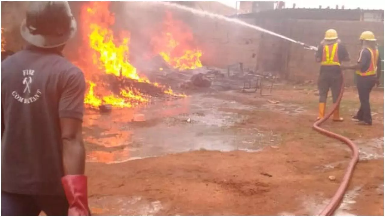Fire disaster kills husband,wife, grandson in Ibadan