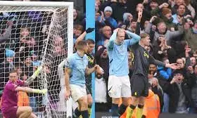 Haaland misses penalty as Manchester City draw 1-1 with Everton Haaland misses penalty as Manchester City draw 1-1 with Everton