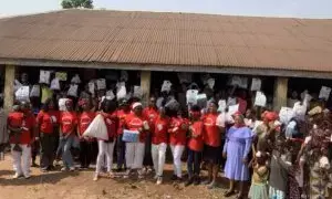 NGO distributes free sanitary pads to girls in Imo