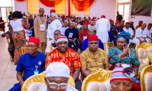 Ohanaeze: Gov Mbah harps on Igbo unity, collective interest as Azuta-Mbata, Sibeudu emerge PG, Sec Gen