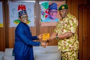 Buni receives CoAS, pledges support to end insurgency