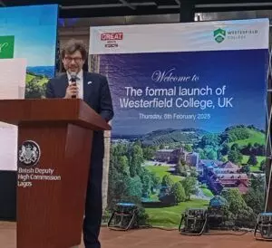 Sanwo-Olu praises Westerfield College for establishing UK campus