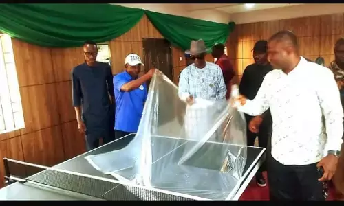 Bayelsa Govt inaugurates newly renovated table tennis hall