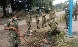 LASG, Navy collaborate to clean-up Apapa