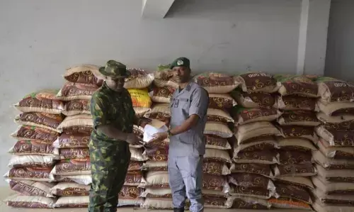 Smuggling: Army intercepts 88 bags of foreign rice in Ogun