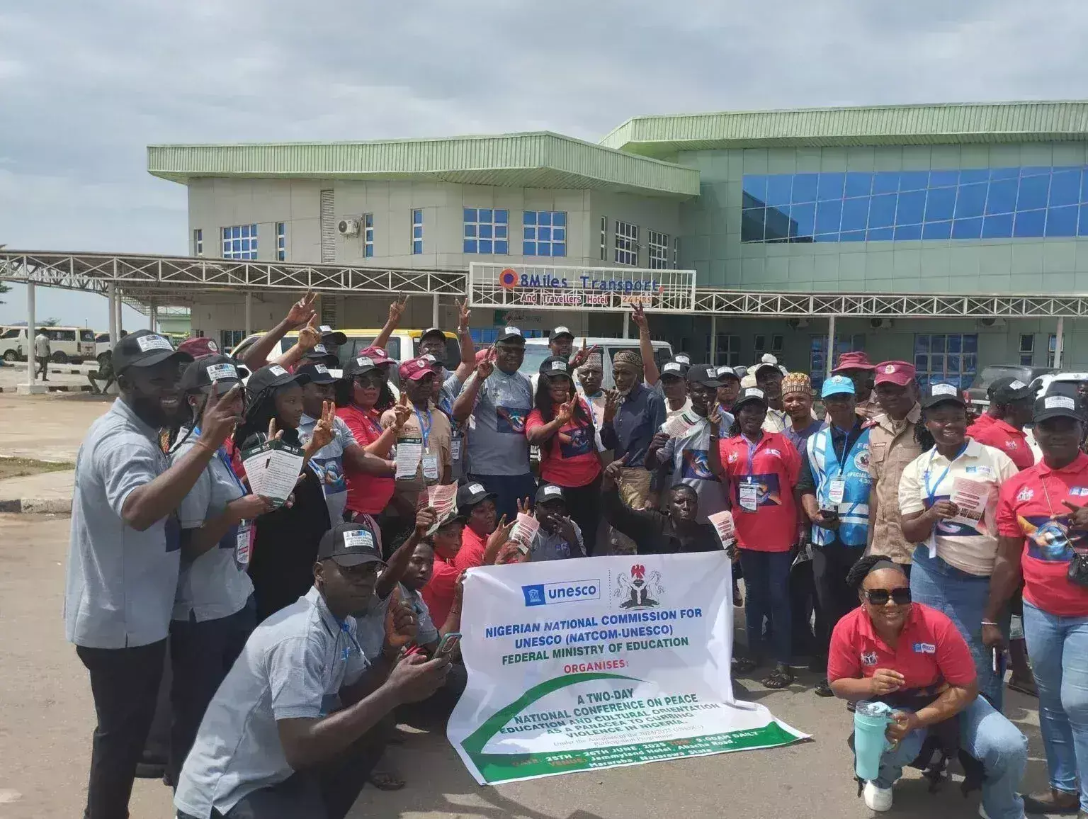 UNESCO leads grassroots peace campaign at Abacha bus terminal