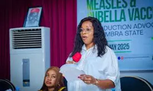 Makinde’s wife champions measles, rubella vaccination for children