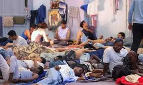 Greek lawmakers vote on North Africa asylum ban