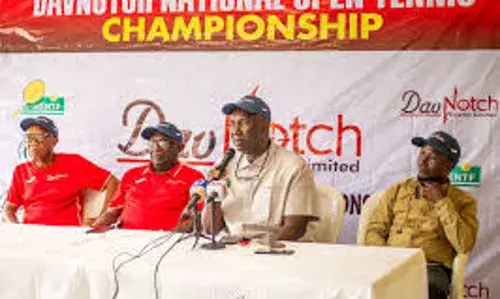 NTF president lauds players’ performance at DavNotch tennis championship