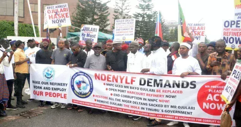 Niger Delta youths protest, barricade NNPC towers