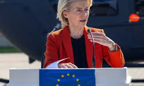 Aircraft carrying EU chief von der Leyen targeted with GPS jamming Aircraft carrying EU chief von der Leyen targeted with GPS jamming