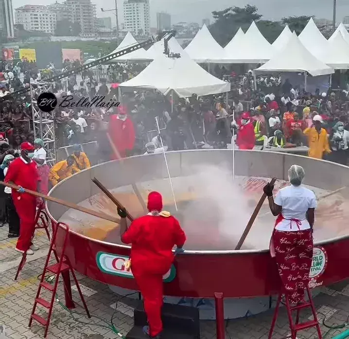 Hilda Baci sets world record for largest pot of jollof rice
