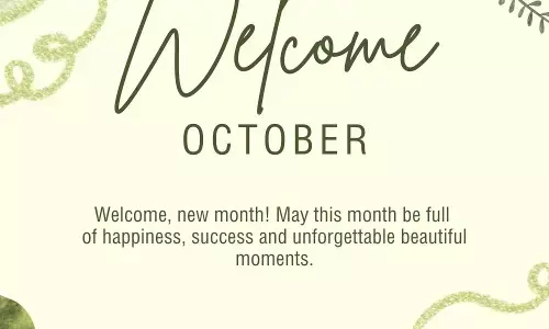 HELLO OCTOBER!!!
