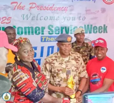 NAF bags award of excellence for outstanding humanitarian service