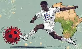 African football legends join forces to give ‘red card’ to polio