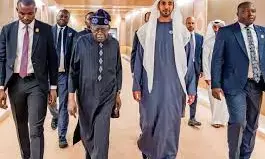 Tinubu arrives in Abu Dhabi for sustainability summit Tinubu arrives in Abu Dhabi for sustainability summit