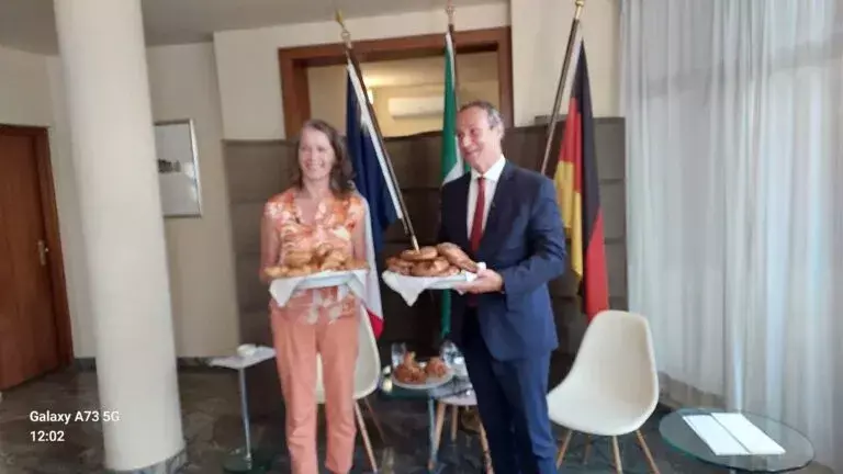 German envoy urges reconciliation, says enmity hinders devt.