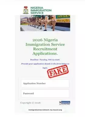 NlS warns public against fake recruitment websites NlS warns public against fake recruitment websites