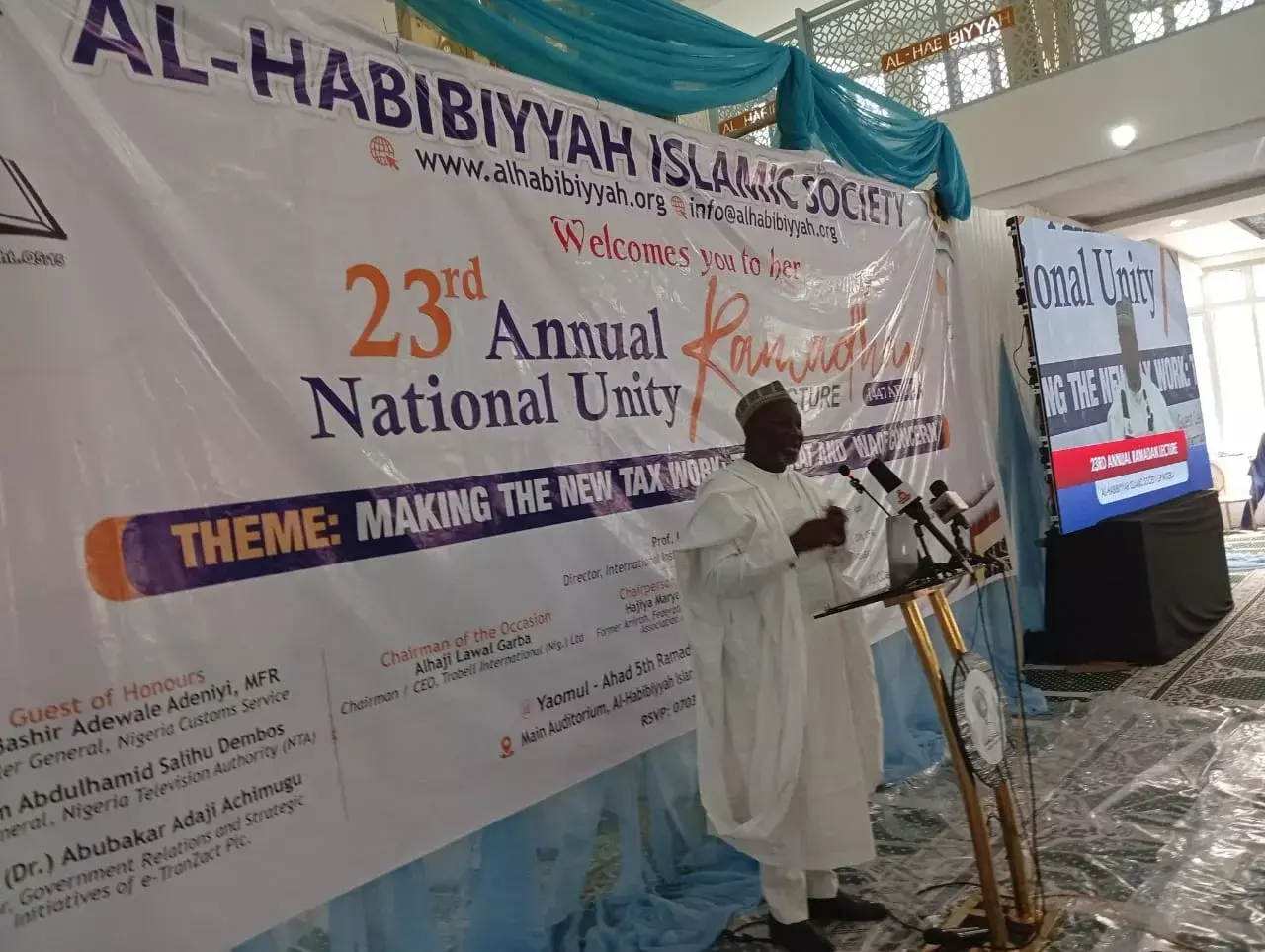 Remove tax on charitable properties, Al-Habibiyah urges FG Remove tax on charitable properties, Al-Habibiyah urges FG