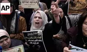 Palestinians protest against Israel’s new death penalty law