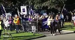 Thousands of Nurses on Strike in New Zealand