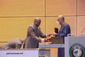 ECOWAS Parliament Honours 4 Staff Members ECOWAS Parliament Honours 4 Staff Members